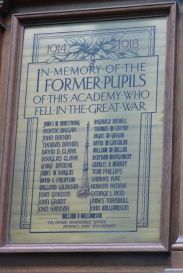 Kirkcudbright Academy Plaque